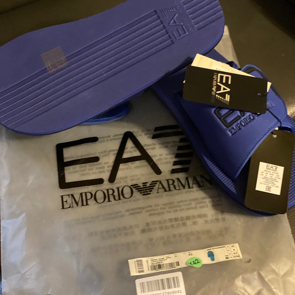 Emporio EA7 mens  slippers flip flops